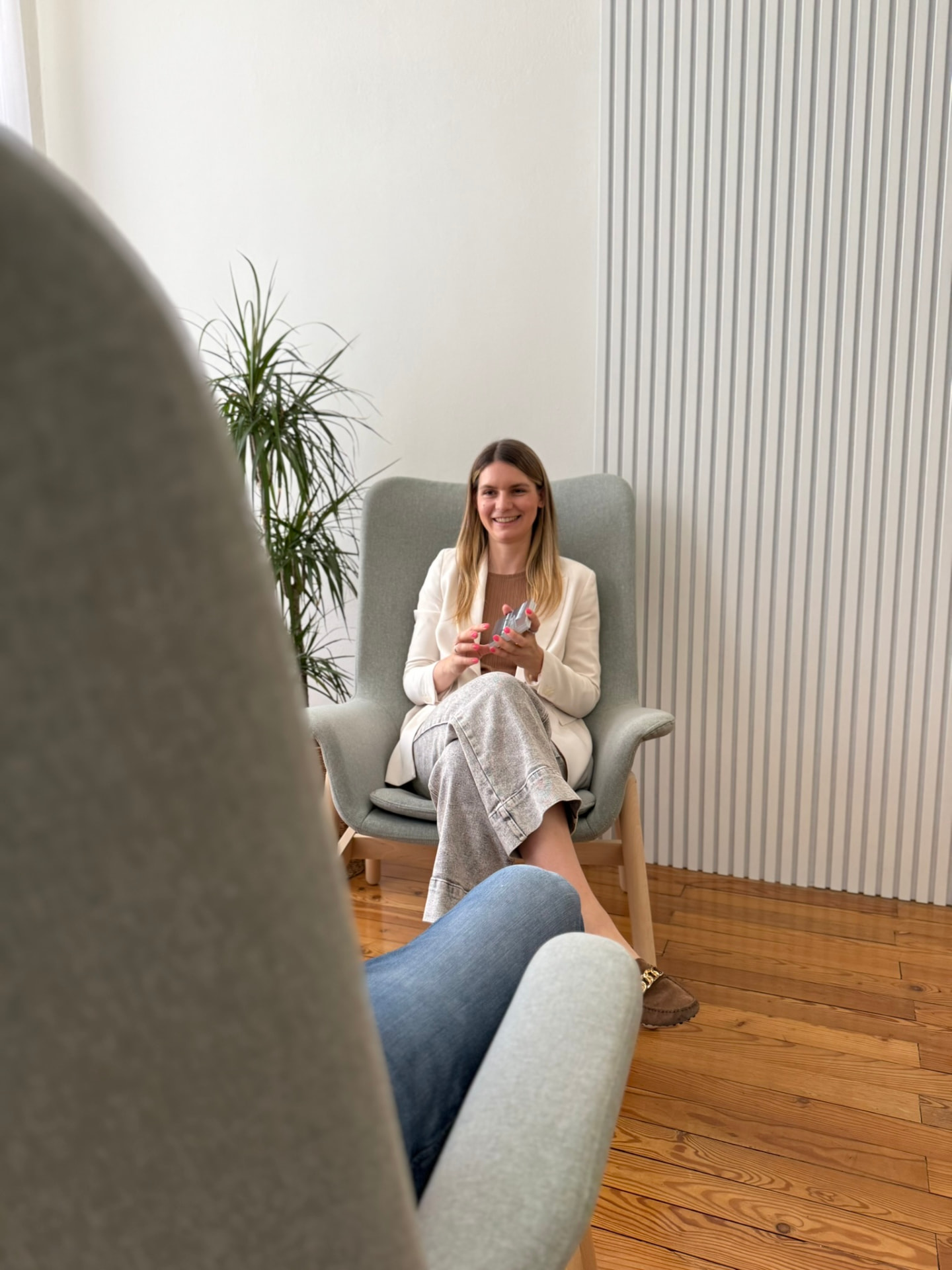Magdalena Mader im Gespräch, Porträtaufnahme